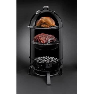Weber 18" BLK Cooker Smoker - Image 2