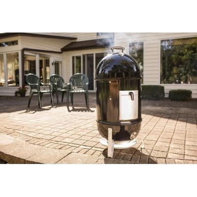 Weber 18" BLK Cooker Smoker - Image 3