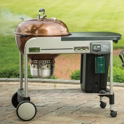 Weber Performer Deluxe Charcoal Grill, Copper, 22 In. - Image 6