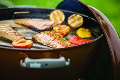 Weber Original Premium Charcoal Kettle Grill, Copper, 22 In.