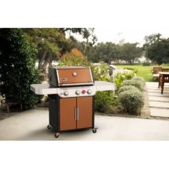 Weber Genesis E-325s 3-Burner Natural Gas Grill, 39,000 BTUs + Sear Burner, Copper