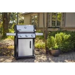 Weber Spirit S-315 Natural Gas Grill, 3 Burners, 32,000 BTUs, Stainless Steel