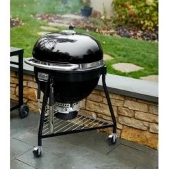 Weber Summit Kamado E6 Charcoal Grill, Black