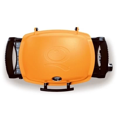 Weber Q-1200 Portable Gas Grill, 8500 BTU, Orange - Image 4