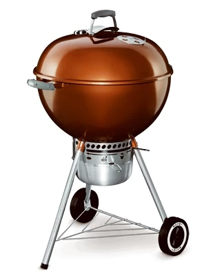 Weber Original Premium Charcoal Kettle Grill, Copper, 22 In. - Image 3