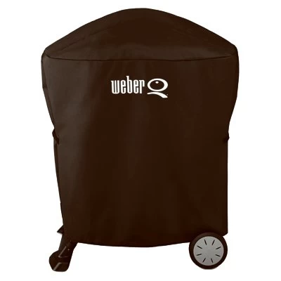 Weber Grill Cover For Q100/1000 & Q200/2000 Series With Cart - Image 2