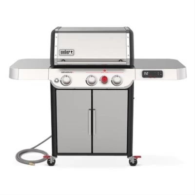 Weber Genesis SX-325s Smart Tech 3-Burner Natural Gas Grill, 39,000 BTUs + Sear Burner, Stainless Steel - Image 4