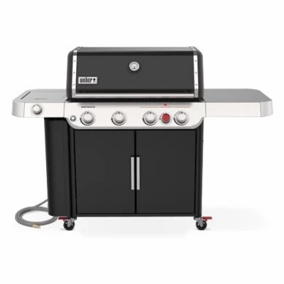 Weber Genesis E-435 4-Burner Natural Gas Grill, 48,000 BTUs + Side & Sear Burners, Black - Image 3