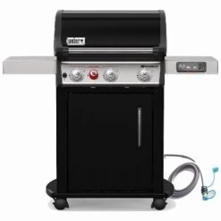 Weber Spirit EX-325s Smart Tech 3-Burner Natural Gas Grill, 32,000 BTUs + Sear Burner, Black