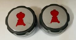 Weber Summit 400/600 Set Of Two Main Burner Lighted Control Knobs (2012 And Newer) - 91538