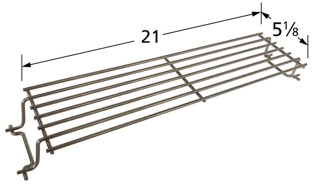 21 X 5 1/8, Weber Aftermarket Warming Rack - 07026