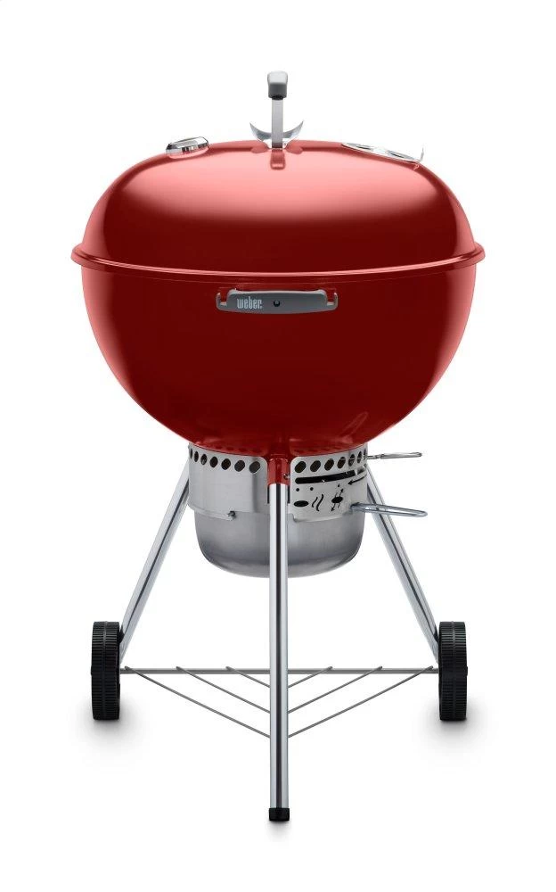 Weber Original Kettle Premium Charcoal Grill - 22" Crimson - Image 2