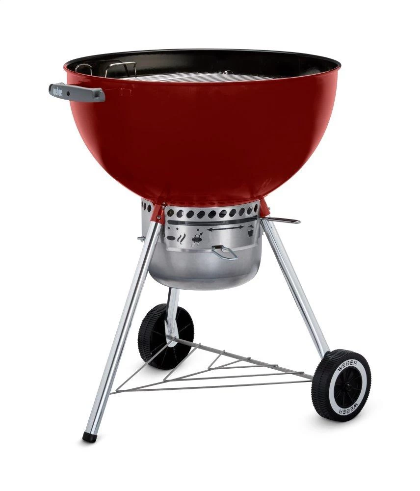 Weber Original Kettle Premium Charcoal Grill - 22" Crimson - Image 4