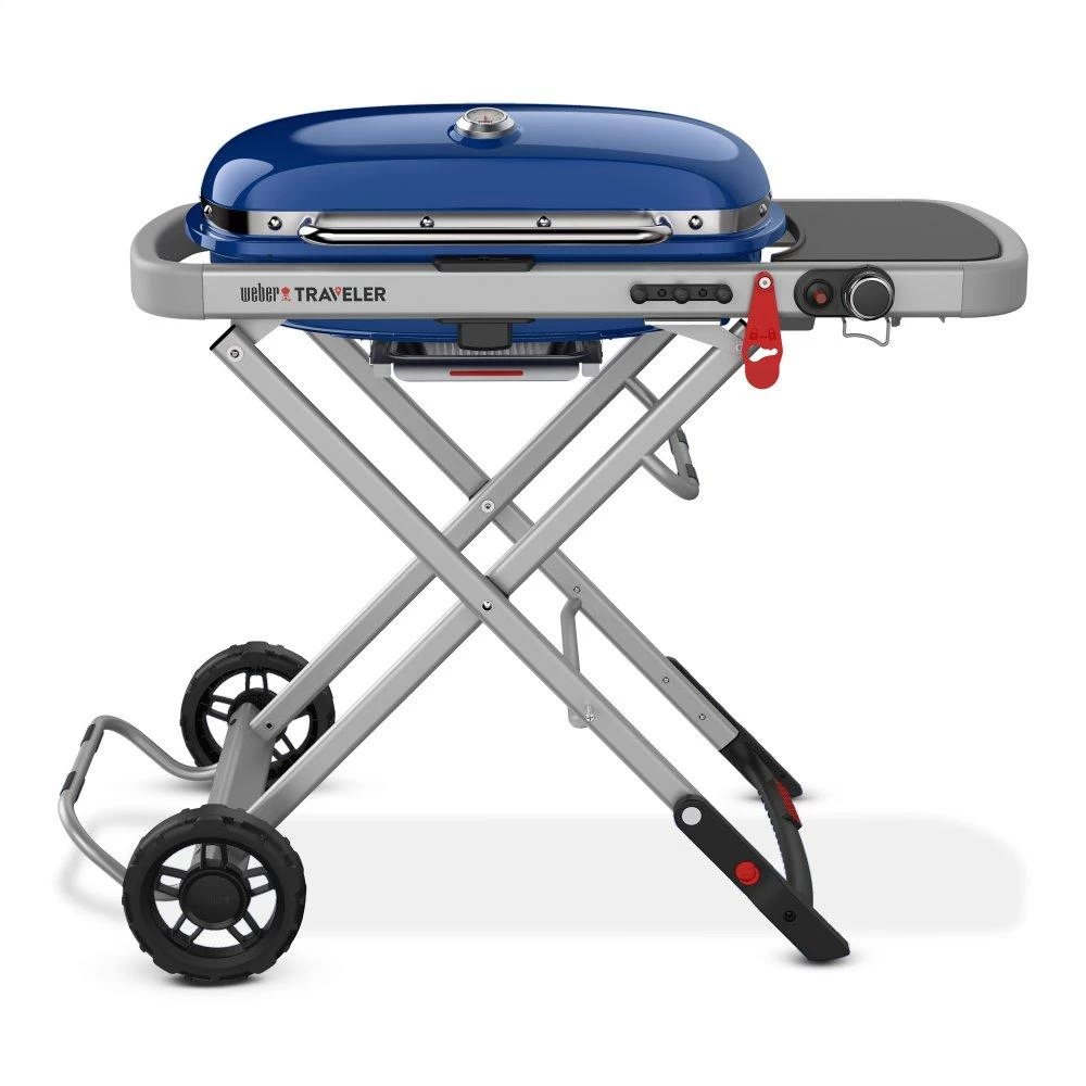 Weber Weber Traveler Portable Gas Grill - Deep Ocean Blue