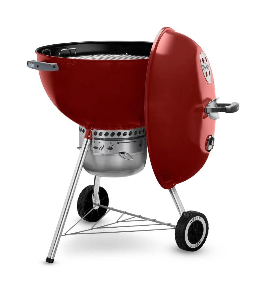 Weber Original Kettle Premium Charcoal Grill - 22" Crimson - Image 5