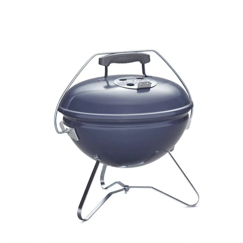 Weber Smokey Joe® Premium Charcoal Grill 14" - Slate Blue - Image 3