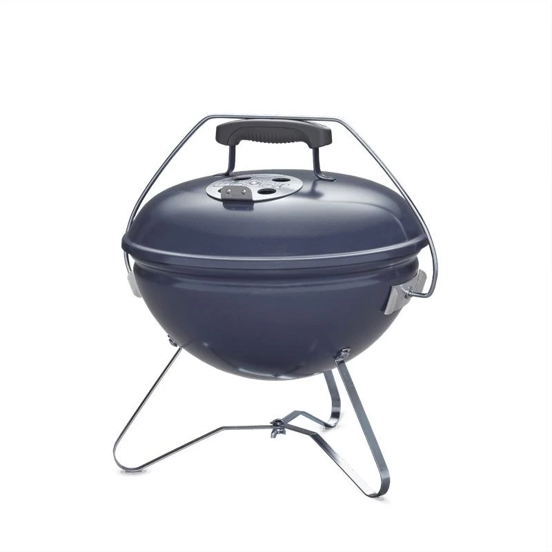 Weber Smokey Joe® Premium Charcoal Grill 14" - Slate Blue - Image 2